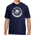 Go Bulldog Proud Dad Performance Tee-Navy