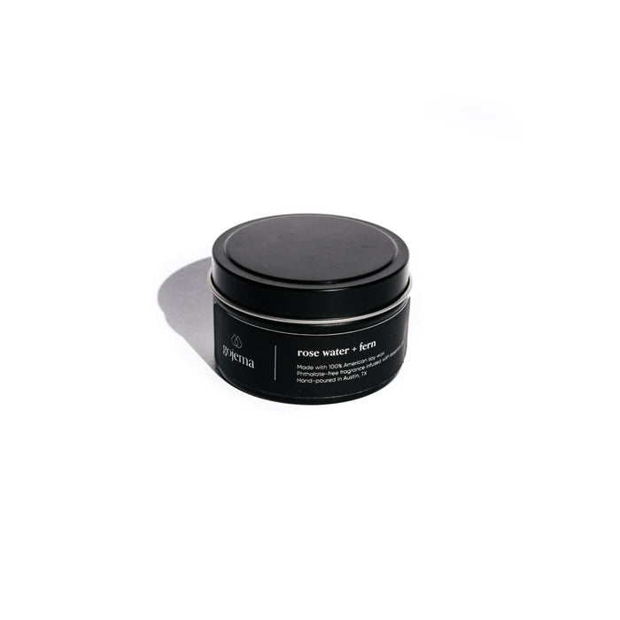 Gojema - Rose Water + Fern 3.3 Oz Candle