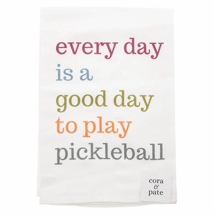 Good Day Pickleball Tea Towel