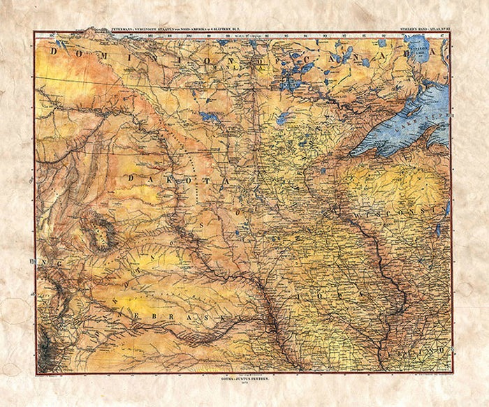 Gotha Midwest Map by Lisa Middleton