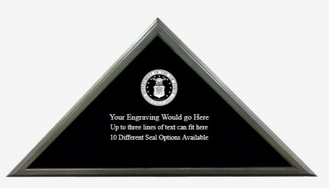 Gunmetal Veteran Flag Case for 5' X 9.5' Flag, Cremation Urn Base Available