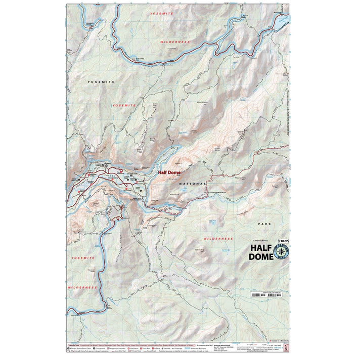 Half Dome Trail Map