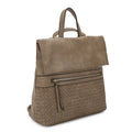 Helena Woven Flap Backpack