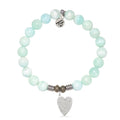 Hemimorphite Gemstone Bracelet with You are Loved Sterling Silver Charm