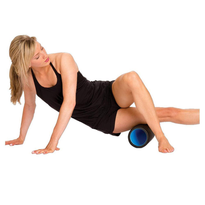 Hollow Core Smooth Roller Blue In and Black Out