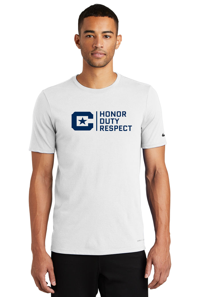 Honor Duty Respect Nike Dri-FIT Cotton/Poly Tee