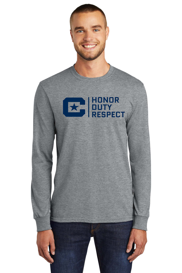 Honor Duty Respect Long Sleeve Core Blend Tee Core Blend Tee