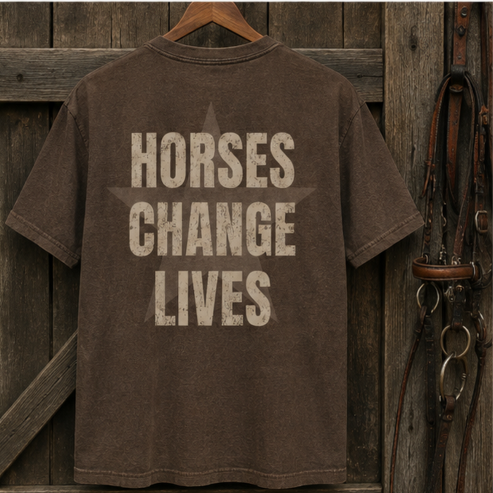 Horses Change Lives Signature Tee
