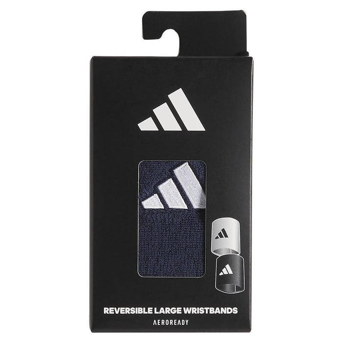 Interval Large Reversible 2.0 Wristband Collegiate Navy and White