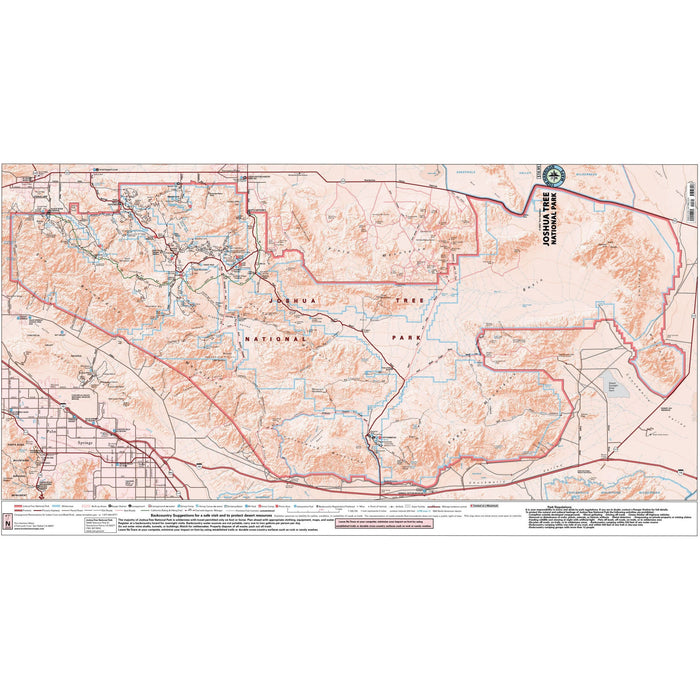 Tom Harrison Joshua Tree National Park Map