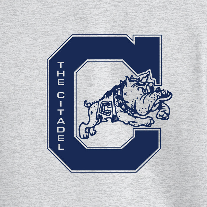 Jumping Bulldog Champion Jersey Tee-Ash