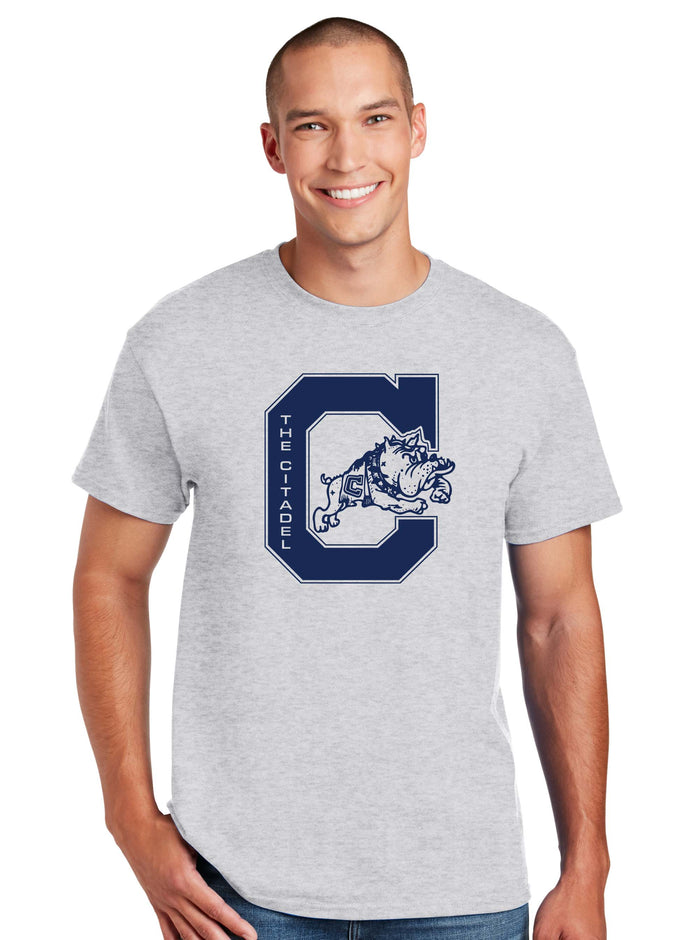 Jumping Bulldog DryBlend T-Shirt- Ash