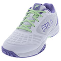 Juniors' Axilus 3 Court Shoes White and Patina Green