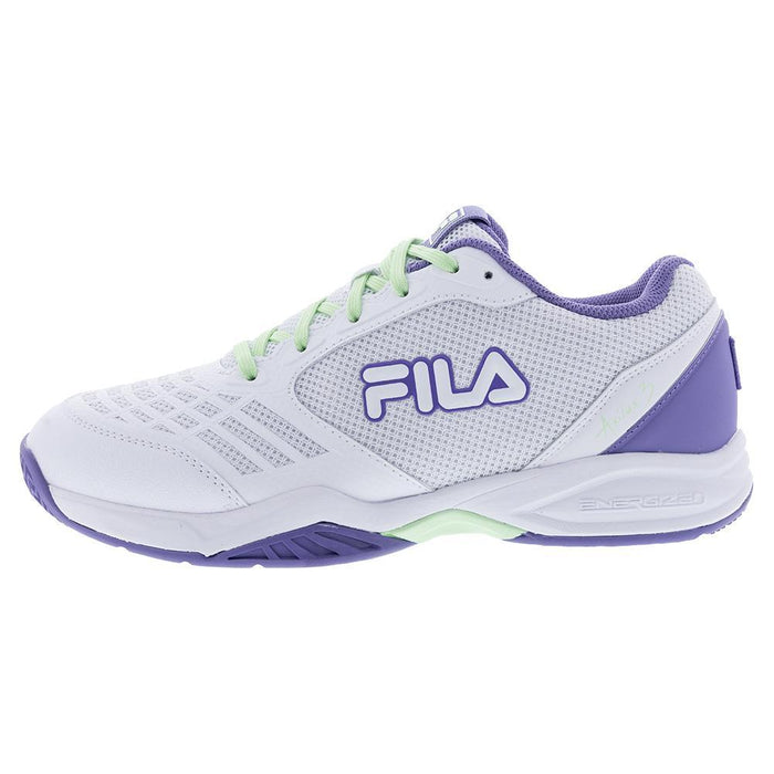 Juniors' Axilus 3 Court Shoes White and Patina Green