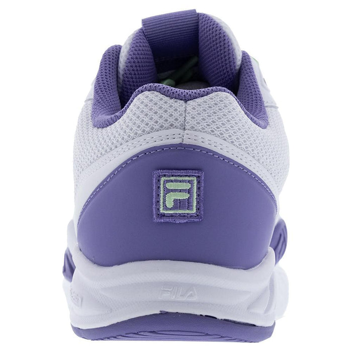 Juniors' Axilus 3 Court Shoes White and Patina Green