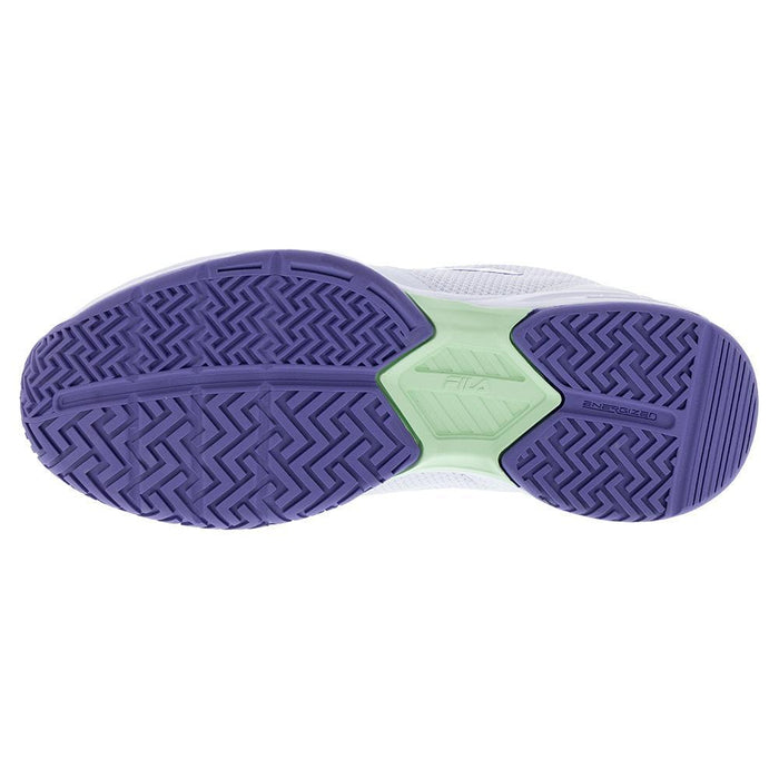 Juniors' Axilus 3 Court Shoes White and Patina Green
