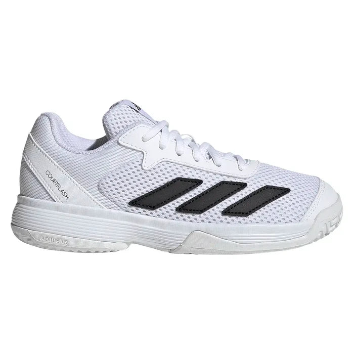 Juniors' Courtflash Shoes White and Black