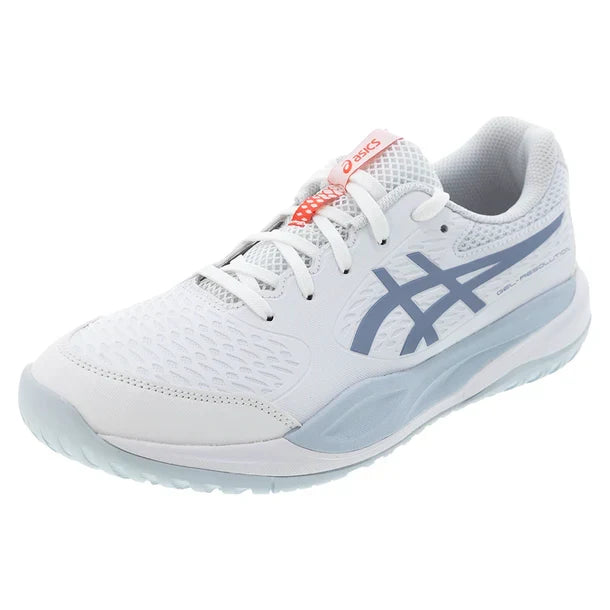 Juniors` GEL-Resolution X GS Shoes White and Grey Blue