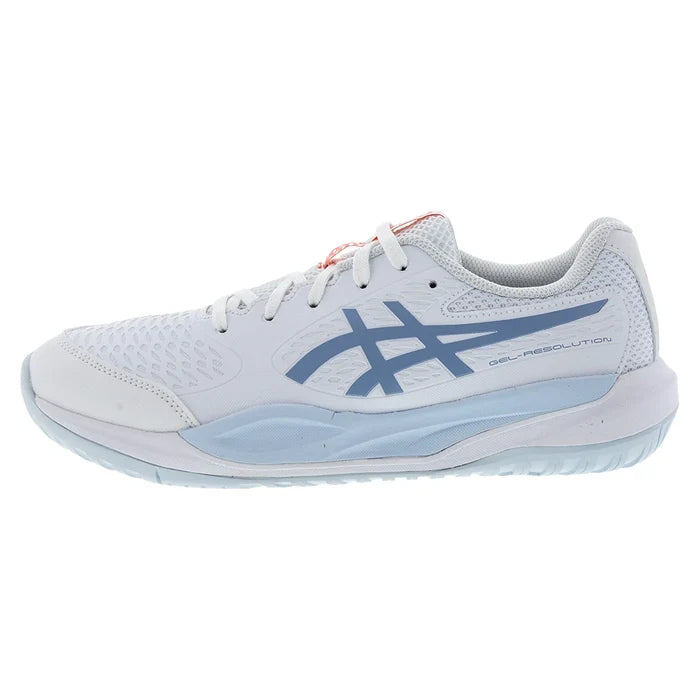Juniors` GEL-Resolution X GS Shoes White and Grey Blue