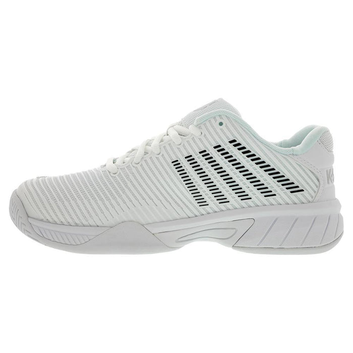 Juniors' Hypercourt Express 2 Shoes White and Black