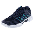 Juniors Hypercourt Express 3 Shoes Carbon and Baltic