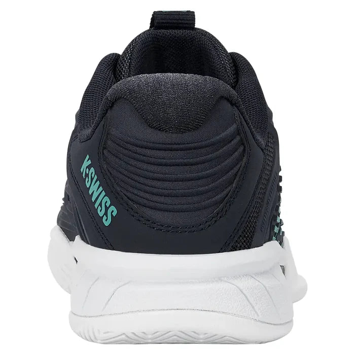Juniors Hypercourt Express 3 Shoes Carbon and Baltic