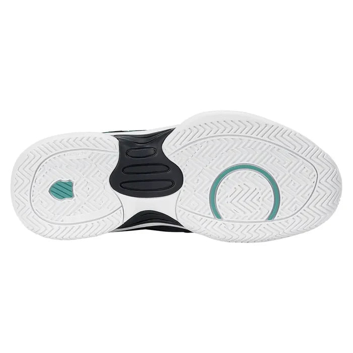 Juniors Hypercourt Express 3 Shoes Carbon and Baltic