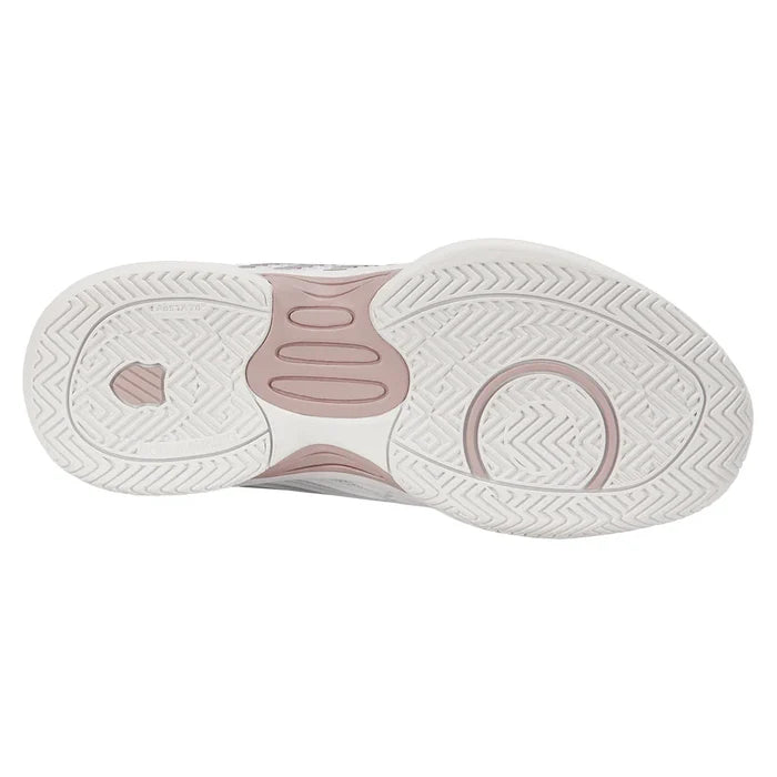 Juniors Hypercourt Express 3 Shoes White and Rose Gold