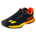 Juniors Jet Mach 3 All Court Shoes Black and Sunset