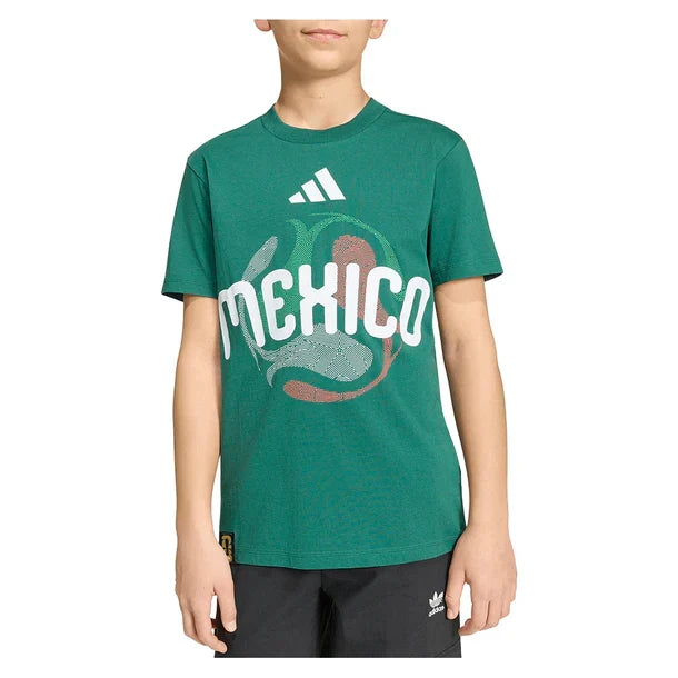 Juniors' Mexico OLP Soccer Tee Dark Green