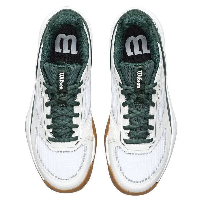 Juniors' RUSH PRO 5 Shoes White and Sycamore, Wilson, Pickleball Express, WRS341490U-F26-3