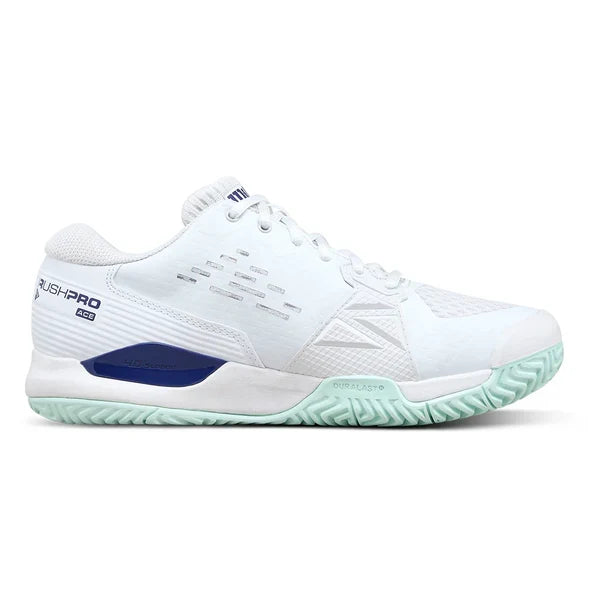 Juniors' Rush Pro Ace Shoes White and Bay