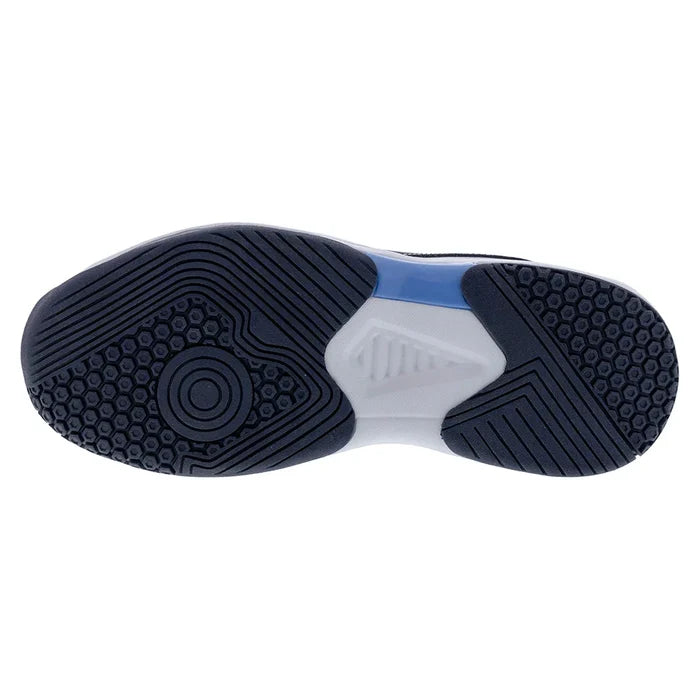 Juniors' S. Challenge 5 SL Court Shoes White and Blue Corsair