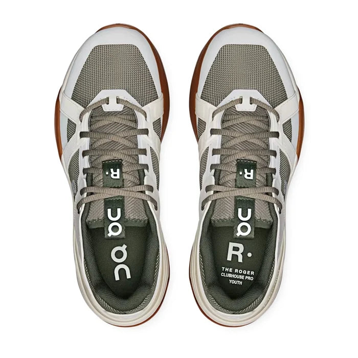 Juniors THE ROGER CH Pro Shoes Ivory and Olive