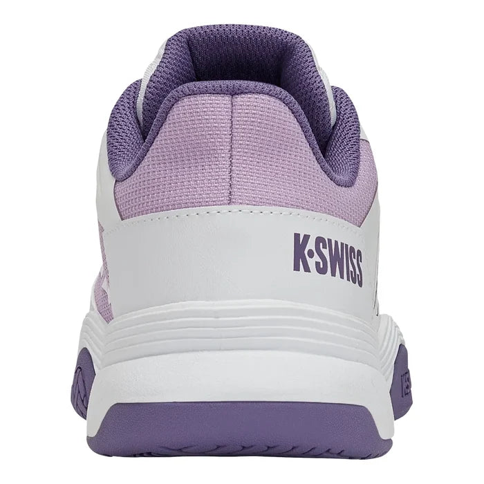 Juniors' Ultrashot Team 2 Court Shoes White and Purple Haze