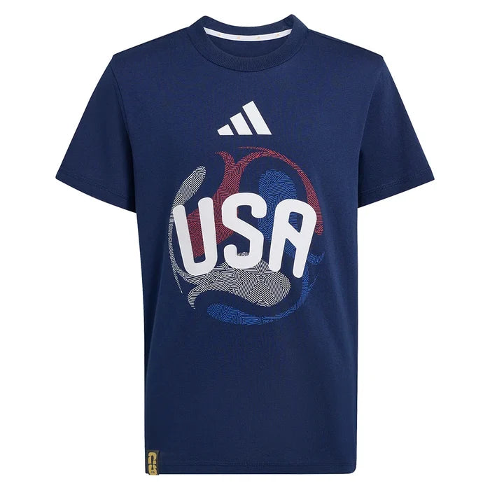 Juniors' USA OLP Soccer Tee Tena Blue