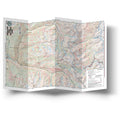Tom Harrison Kearsarge Pass and Rae Lakes Loop Trail Map