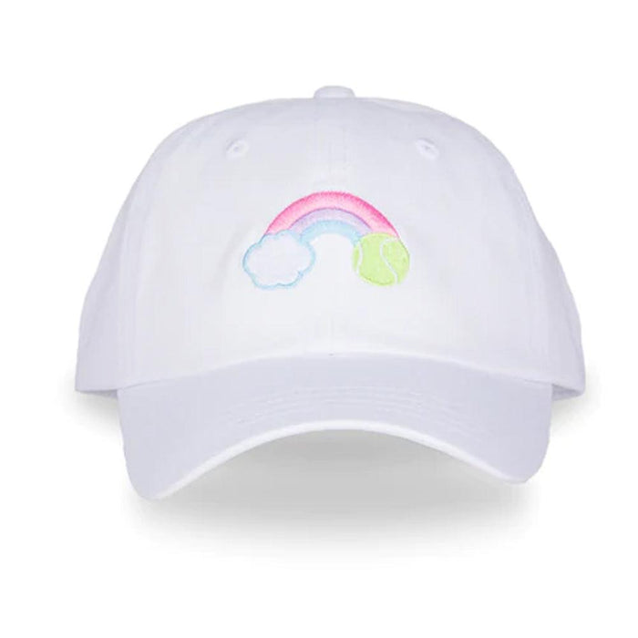 Kids Tennis Camper Hat Pastel Rainbow
