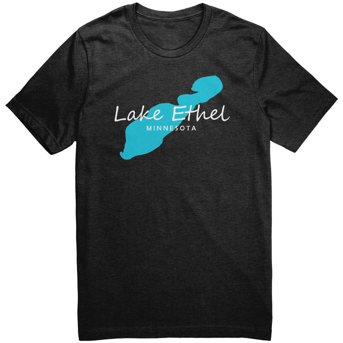 Lake Ethel Map Unisex Tee WHT
