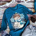Let It Snow Snowman  - PNG