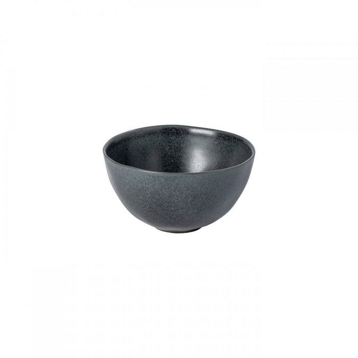 Costa Nova Livia soup and cereal bowl in black, part of the 2201 dinnerware collection, with a sleek, modern design.