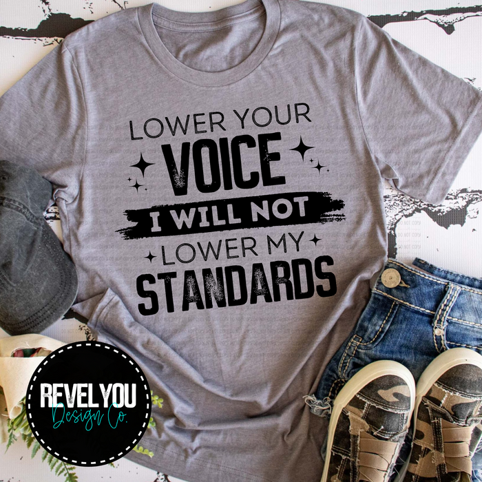 Lower Your Voice Pro Black/White Set - PNG