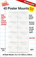 Magic Mounts 40 Poster Mounts (MM 3271)