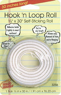 Magic Mounts Hook N' Loop Roll 3/4" x 30" Self Sticking Roll (MM 3256)