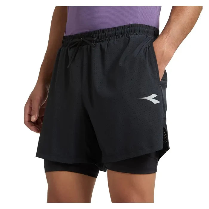 Men's 2IN1 Shorts Black