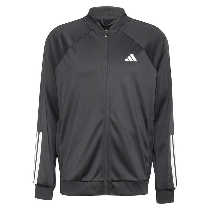 Men's 3 Stripe Knit Jacket Black