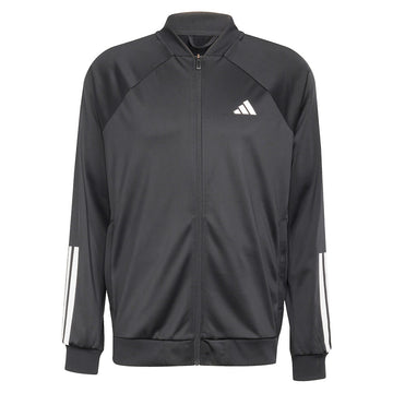 Men's 3 Stripe Knit Jacket Black