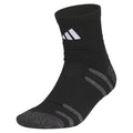 Men's 6 Star Team 3 Quarter Crew Socks Black and White