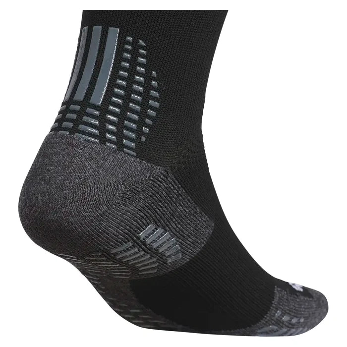Men's 6 Star Team Grip Crew Socks Black and Onix Grey