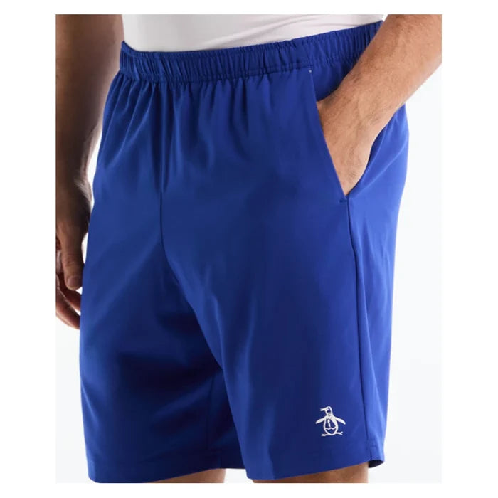 Men's 8 Inch Performance Solid Tennis Short Surf the Web